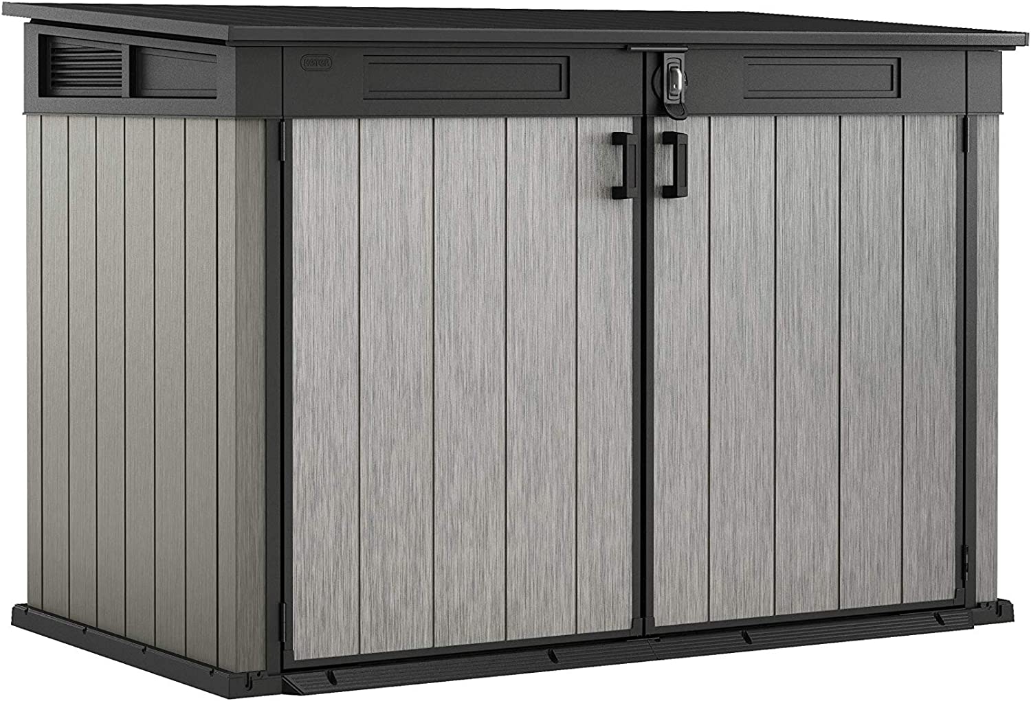 Keter Grande Store 2020L Outdoor Storage Shed – Grey, Heavy-Duty Duotech Design