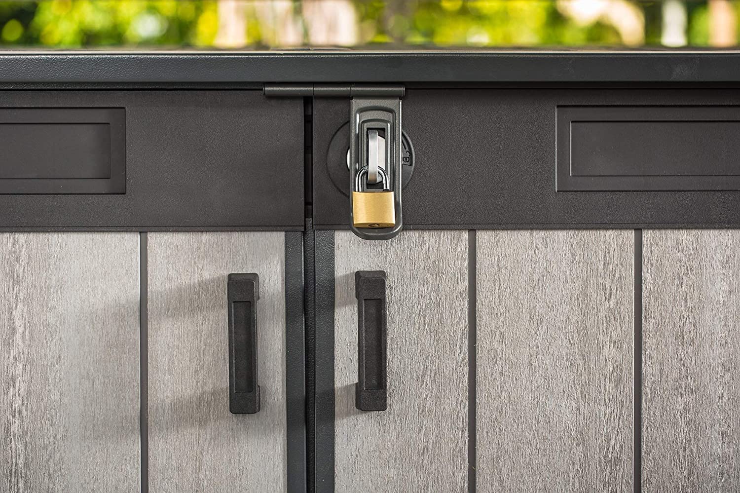 Keter Grande Store 2020L Outdoor Storage Shed – Grey, Heavy-Duty Duotech Design