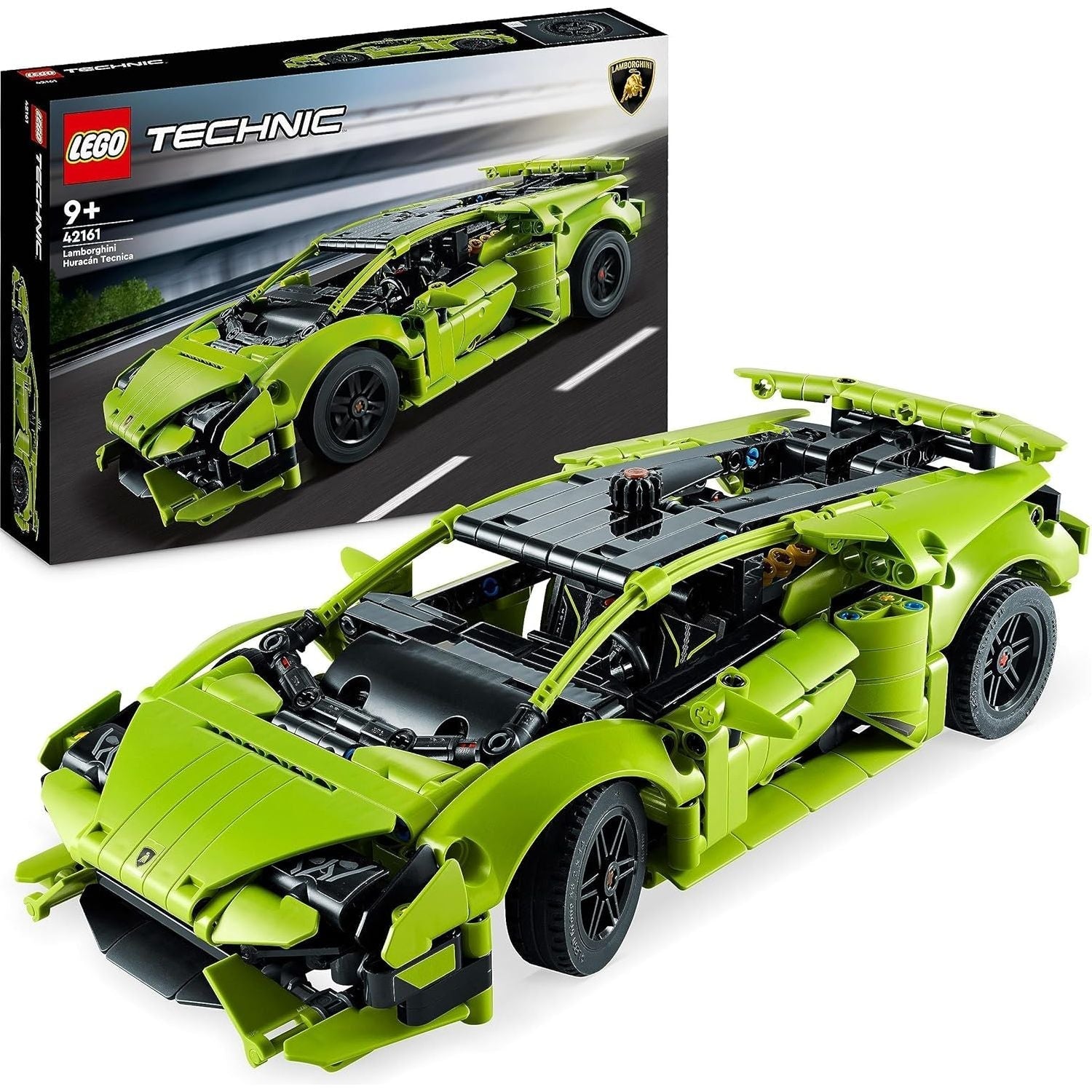 LEGO Technic Lamborghini Huracán Tecnica Toy Car Model Kit – Racing Car Building Set for 9+ Year Old Kids, Boys, Girls & Motorsport Fans – Model 42161